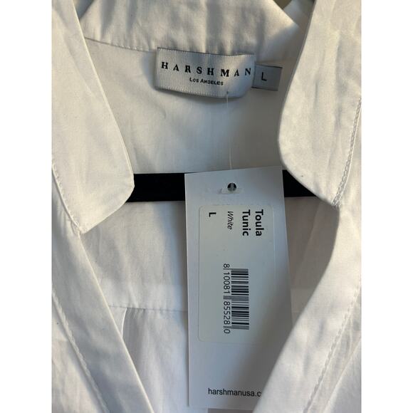 NWT Harshman Toula Tunic, White, L - Picture 7 of 7